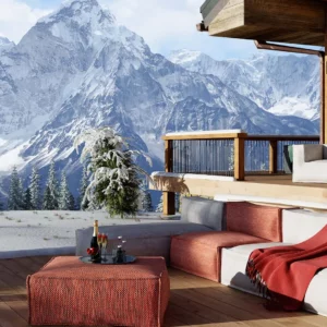 SILKY Square Pouff/ottoman